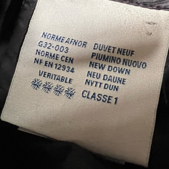 Moncler Black and White Animal Print Puffer Jacket size 1 - Picture 5 of 5